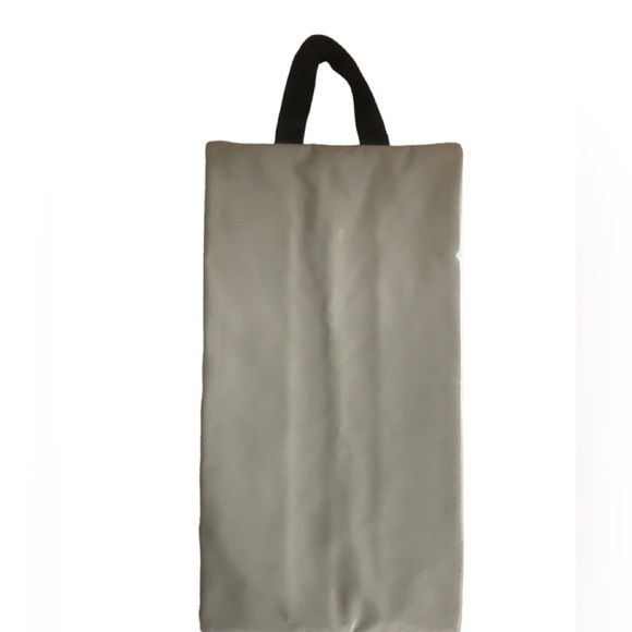 Clarks Nylon Zipper Shoe Storage Travel Bag Size 16.5X9” Logo Handle - Picture 2 of 4